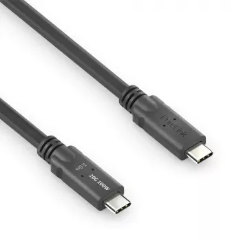 USB4 Gen 2x2 kabelis PureLink PI6600-030 USB‑C į USB‑C 3 m, 20 Gbit/s, magnetiškai ekranuotas, juodas