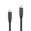 USB4 Gen 2x2 kabelis PureLink PI6600-030 USB‑C į USB‑C 3 m, 20 Gbit/s, magnetiškai ekranuotas, juodas
