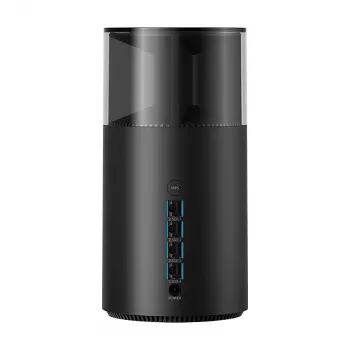 Tinklo maršrutizatorius HUAWEI WiFi Mesh X1 Pro, dviejų juostų Wi‑Fi 7 (802.11be) 2,4/5 GHz, 4 vidinės antenos, juodas