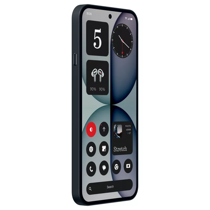 Išmanusis telefonas Nothing 4a — 6,78 colio (17,2 cm) ekranas, Snapdragon 7s Gen 4, 12 GB RAM, 256 GB, 5G, 5080 mAh, Dual SIM, juodas