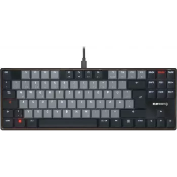 Mechaninė klaviatūra Cherry KC 500 MX LP TKL – MX low-profile jungikliai, tenkeyless, US išdėstymas, Ivory