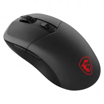 MSI VERSA 300 WIRELESS 8K žaidimų pelė, ambidekstrinė, optinė, 2600 DPI, 6 mygtukai, juoda