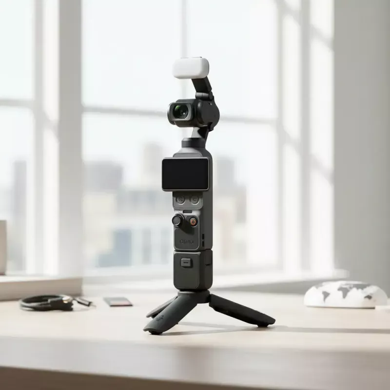 DJI Osmo Pocket 4 rankinė kamera (Creator Combo)