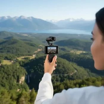 DJI Osmo Pocket 4 rankinė kamera (Creator Combo)