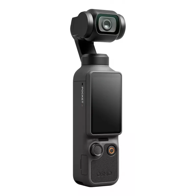 Gimbalinė kamera DJI Osmo Pocket 4 – 4K Ultra HD vaizdo įrašas, 37 MP nuotraukos, Wi‑Fi, juoda
