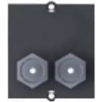 Bachmann Custom modulis - Modulinis Faceplate-Snap-In - 2x F kištukas - Juoda (917.117)