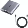 Unitek R1022C01 CFexpress Type B, SD ir microSD kortelių skaitytuvas su USB-A stotelė