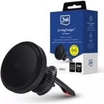 Laikiklis telefonui automobilyje su magnetiniu užraktu ir belaidžiu įkrovimu 3MK Car MagCharger