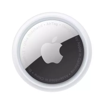„Apple AirTag“ sidabrinis-baltas sekimo įrenginys