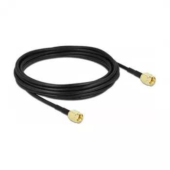 Anteninis kabelis DeLOCK RP-SMA kištukas į RP-SMA kištuką LMR/CFD100 5 m