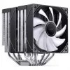CPU aušintuvas Jonsbo CB80 dviejų bokštų su 2 x 120mm PWM RGB ventiliatoriais — juodas