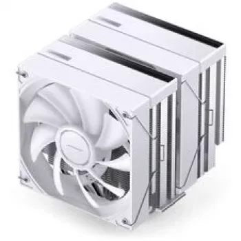 CPU aušintuvas Jonsbo CB80 dviejų bokštų su 2×120mm PWM ARGB ventiliatoriais — baltas