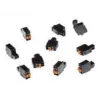 Jungtis AXIS 5505-261, 2 kontaktų, 2,5 mm žingsnis, pilka, pakuotė po 10 vnt.
