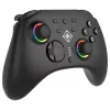 Deltaco GAM-198 juodas žaidimų pultas – Bluetooth ir USB (Type-C) suderinamas su Nintendo Switch, Switch 2, Switch OLED, Android, PC