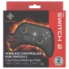 Deltaco GAM-198 juodas žaidimų pultas – Bluetooth ir USB (Type-C) suderinamas su Nintendo Switch, Switch 2, Switch OLED, Android, PC