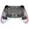 Žaidimų pultas Deltaco Gaming GAM-198-T permatomas Bluetooth/USB USB-C, skirtas Nintendo Switch, Switch 2, Switch OLED, Android, PC