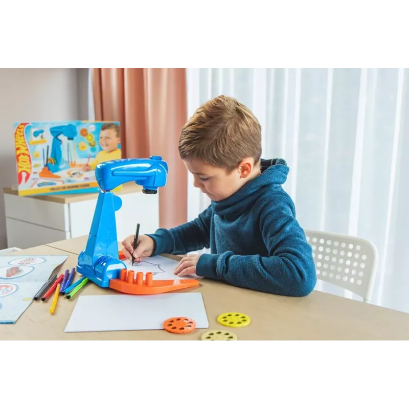 Piešimo projektorius Hot Wheels rinkinys