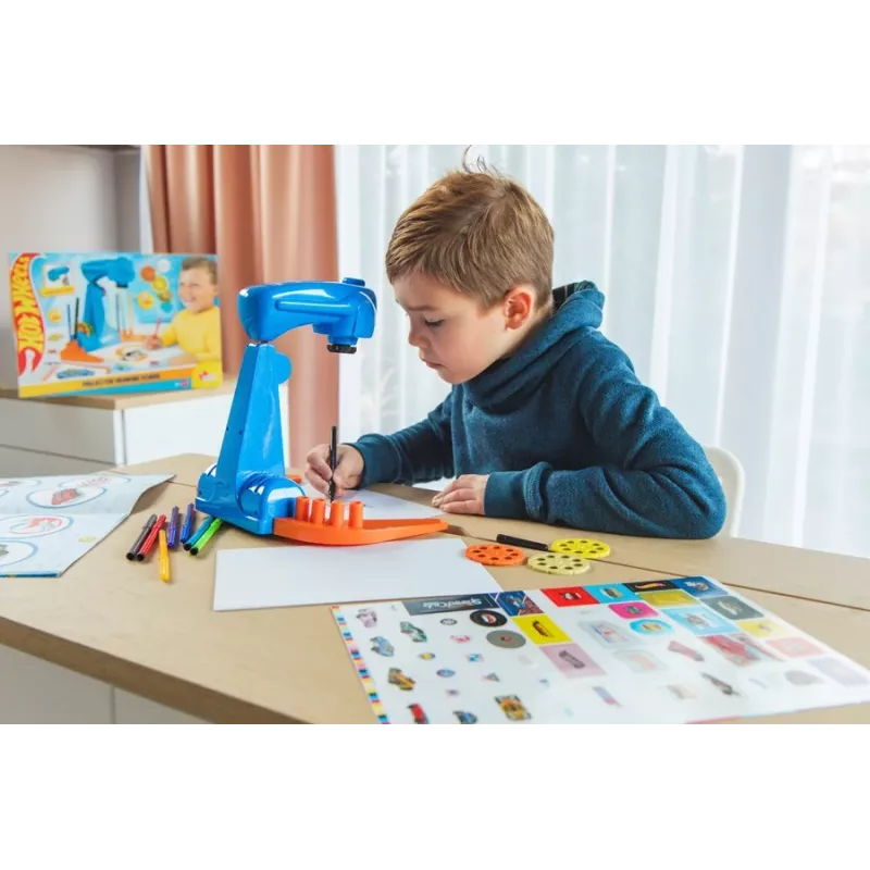 Piešimo projektorius Hot Wheels rinkinys