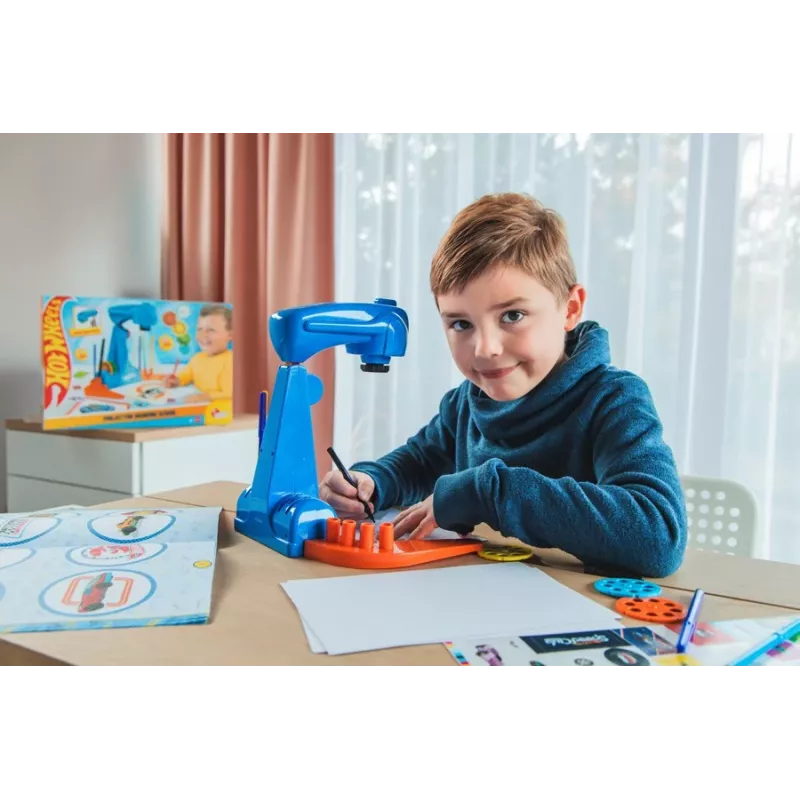 Piešimo projektorius Hot Wheels rinkinys