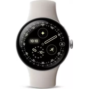 Google Pixel Watch 4 – 41 mm – Poliruotas aliuminis sidabrinis (GA10829-EU)