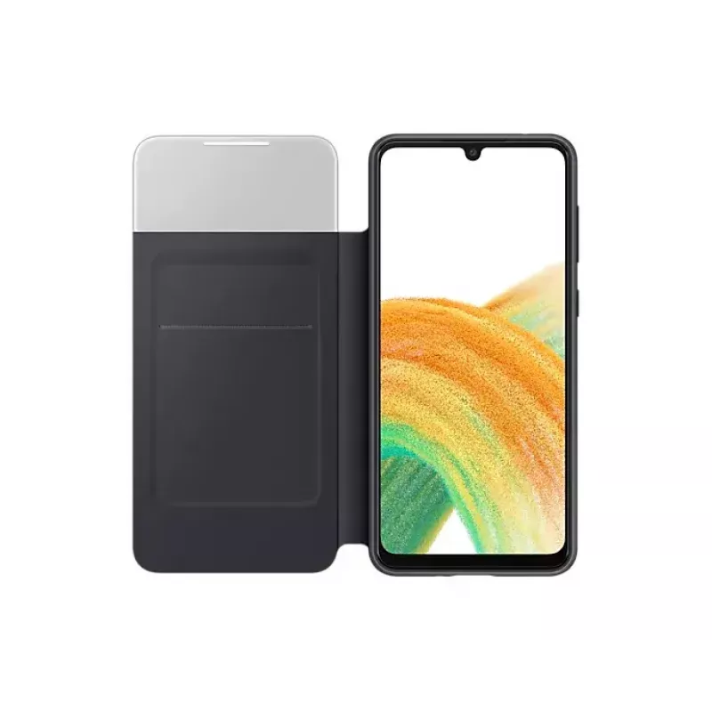 Dėklas Samsung EF-EA336PBEGEW Galaxy A33 5G, 6,4 colio, juodas, 1 kortelės kišenė