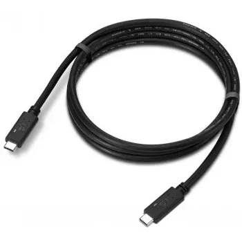 USB kabelis Lenovo USB4 Gen 2x2 4X91U92143, USB‑C į USB‑C, 1,5 m, 20 Gbit/s, juodas