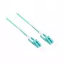 Optimis laidas LWL Duplex OM3 (daugiamodis, 50/125) LC/LC, UNIBOOT, LSZH, reversinis poliškumas, atsegimo liežuvėlis, 10 m, Good Connections® (LW-U810LC3)