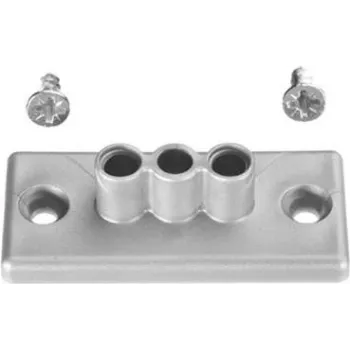 Bachmann Easy-Desk 2B – Laidų tvarkymo montavimo rinkinys – sidabrinis
