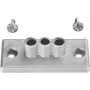Bachmann Easy-Desk 2B – Laidų tvarkymo montavimo rinkinys – sidabrinis