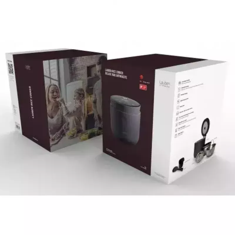 Ryžių virimo aparatas Lauben LBNRCD1500AT 1,5L 500W Juodas