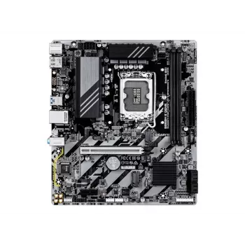 Motininė plokštė GIGABYTE B860M E GEN5 LGA1851, skirta Intel Core Ultra, DDR5 iki 8800MHz (O.C.), 2x PCIe 4.0 M.2, 1GbE