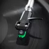 Audio-Technica AT-VM95E/H kasetė su AT-HS6BK antgalviu, sumontuota (juoda/žalia)