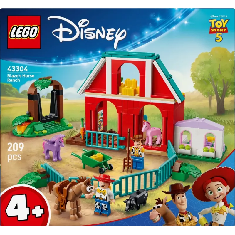 LEGO Disney Pixar 43304 Blazes arklio ranča
