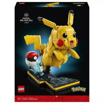 LEGO Pikachu ir Poké Ball 72152 – Statymo rinkinys suaugusiems