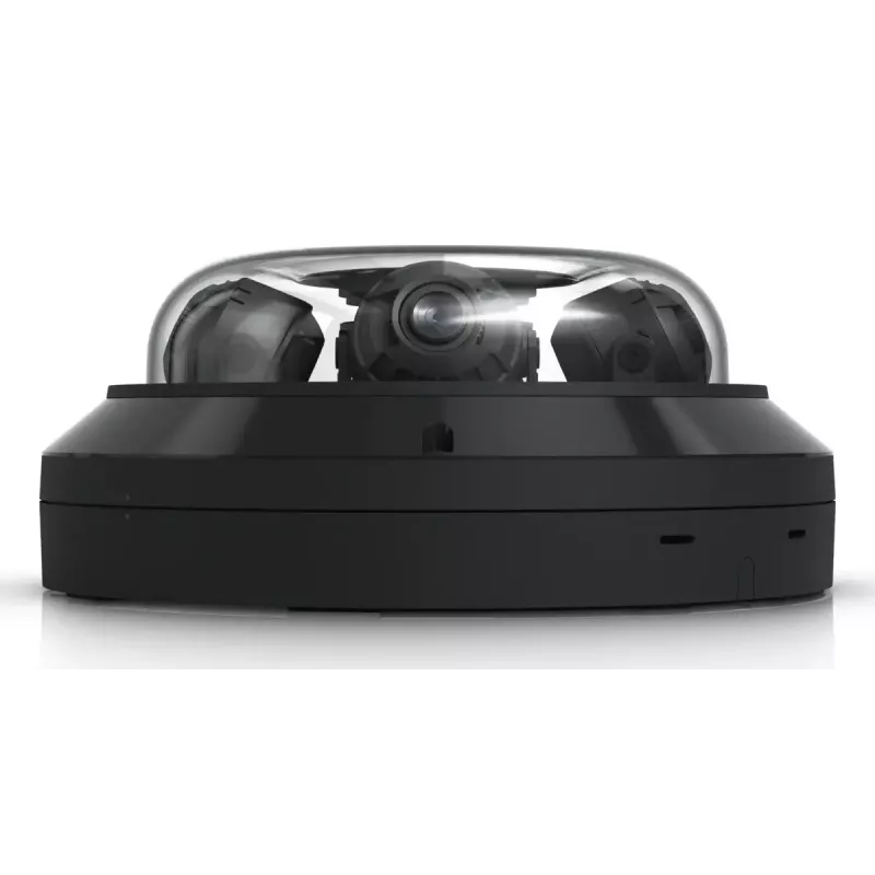 IP stebėjimo kamera UBIQUITI AI Multi Sensor 4 — Kupolinė, lubinė, 3840×2160, 360° FOV, Laidinė, Juoda