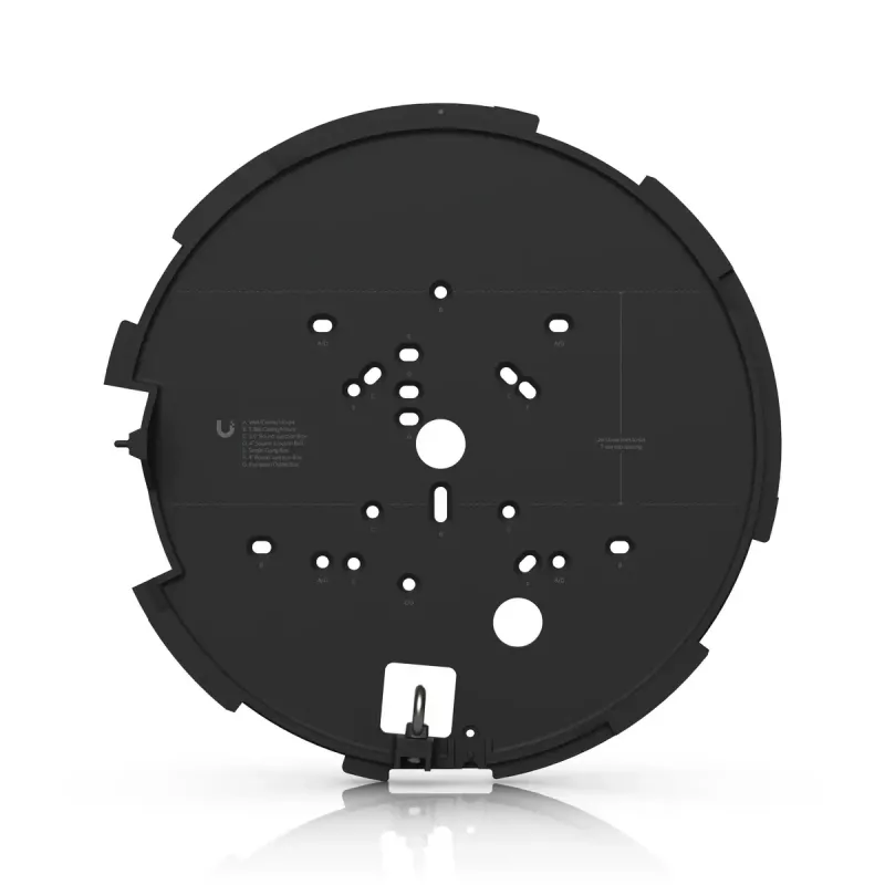 IP stebėjimo kamera UBIQUITI AI Multi Sensor 4 — Kupolinė, lubinė, 3840×2160, 360° FOV, Laidinė, Juoda