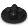 IP stebėjimo kamera UBIQUITI AI Multi Sensor 4 — Kupolinė, lubinė, 3840×2160, 360° FOV, Laidinė, Juoda