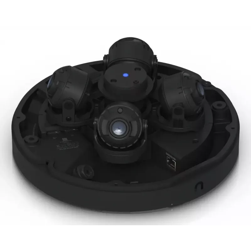 IP stebėjimo kamera UBIQUITI AI Multi Sensor 4 — Kupolinė, lubinė, 3840×2160, 360° FOV, Laidinė, Juoda