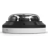 IP kupolinė stebėjimo kamera UBIQUITI AI Multi Sensor 4 — 3840×2160, 360° FOV, 2,33× optinis priartinimas, lubinis montavimas, laidinė (balta/juoda)