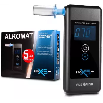 Alkotesteris Pro x-5+ su 5 metų garantija