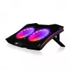Aušinimo padėklas Modecom MC-CF18 RGB 45,7 cm 2 ventiliatoriai Juodas
