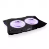 Aušinimo padėklas Modecom MC-CF18 RGB 45,7 cm 2 ventiliatoriai Juodas