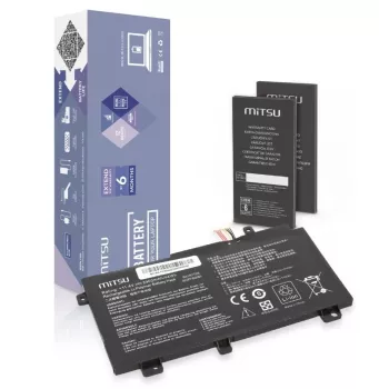 Baterija MITSU B31N1726, skirta ASUS FX504 FX505 FX80G, 3900mAh 44Wh 11.4V