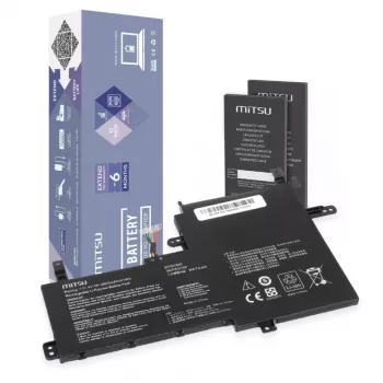 Akumuliatorius MITSU, skirtas ASUS VivoBook (modelis BC/AS-K513E) 11,4 V 3550 mAh