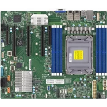 SUPERMICRO X12SPi-TF pagrindinė plokštė – ATX – LGA4188 lizdas – C621A mikroschemų rinkinys – USB 3.2 Gen 1 – 2 x 10 Gigabit LAN – integruota grafika – skirta SCLA25TQC R609LP, UP Storage SuperServer 540