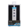 i-tec USB 3.0 metalinis įkrovimo šakotuvas, 4 prievadai, su maitinimo adapteriu