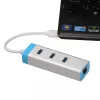 i-tec USB 3.0 metalinis įkrovimo šakotuvas, 4 prievadai, su maitinimo adapteriu