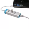 i-tec USB 3.0 metalinis įkrovimo šakotuvas, 4 prievadai, su maitinimo adapteriu