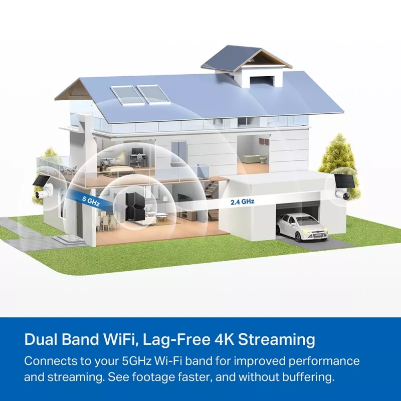 TP-Link Tapo C460 belaidė 4K UHD lauko stebėjimo kamera su baterija