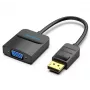I/O adapteris DP į VGA 0,15 m juodas Hbfbb Vention